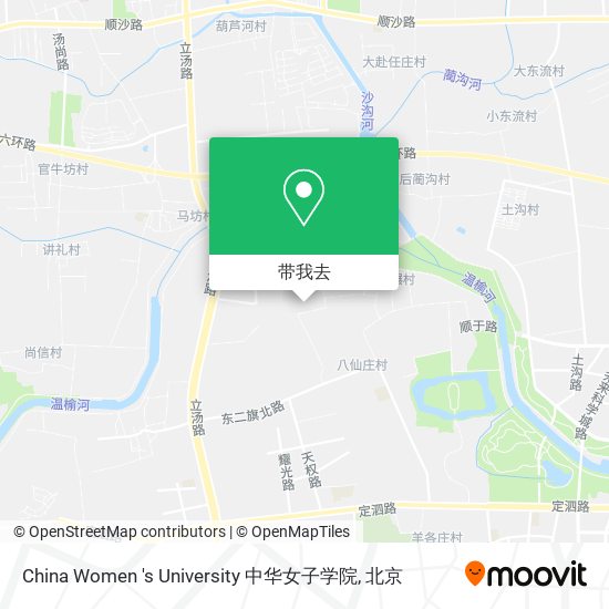 China  Women 's University 中华女子学院地图