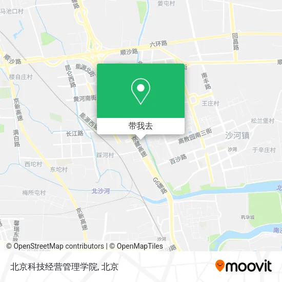 北京科技经营管理学院地图