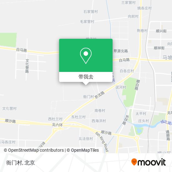 衙门村地图