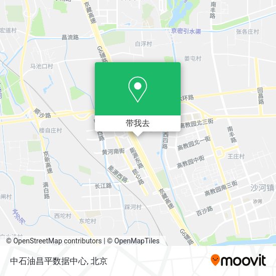 中石油昌平数据中心地图