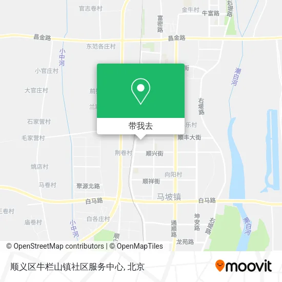 顺义区牛栏山镇社区服务中心地图