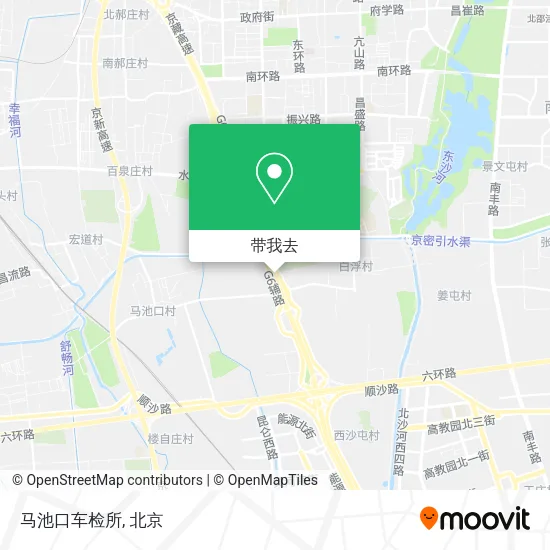 马池口车检所地图