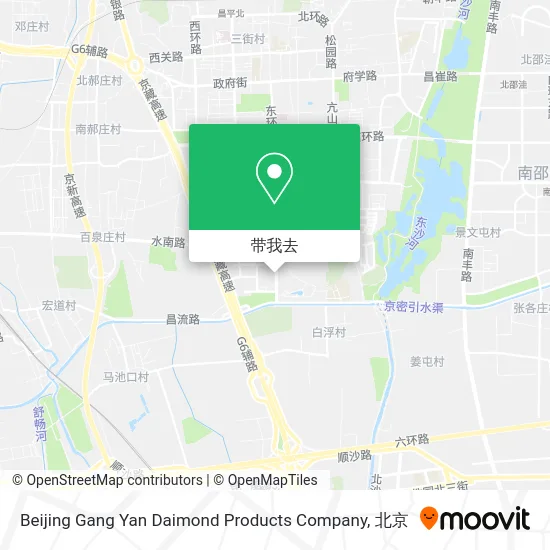 Beijing Gang Yan Daimond Products Company地图