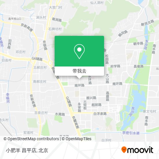 小肥羊 昌平店地图