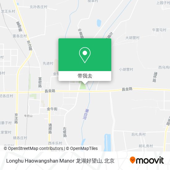 Longhu Haowangshan Manor 龙湖好望山地图