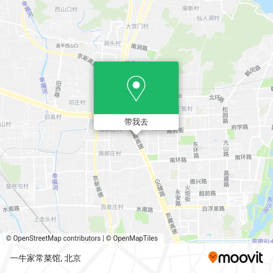 一牛家常菜馆地图