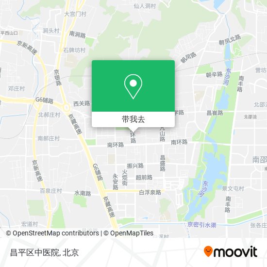 昌平区中医院地图