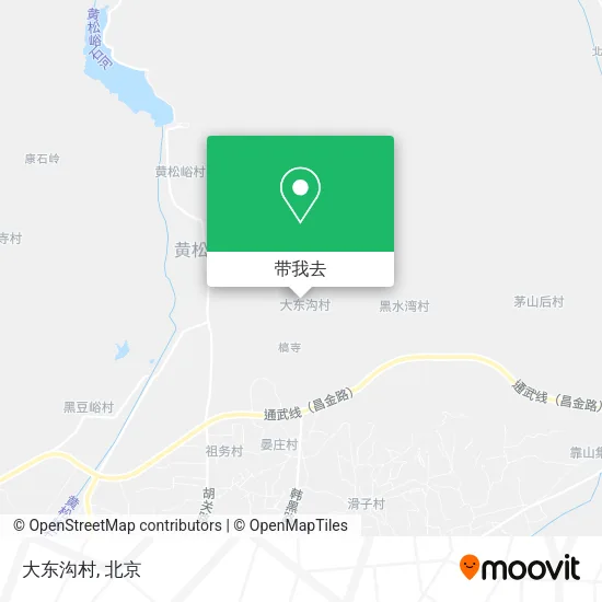大东沟村地图