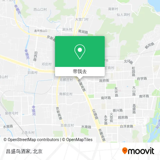 昌盛鸟酒家地图