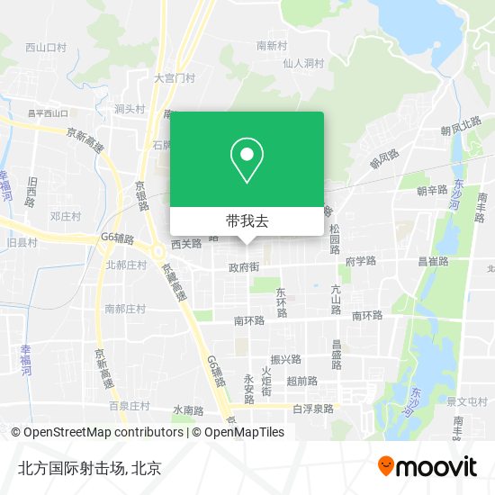 北方国际射击场地图