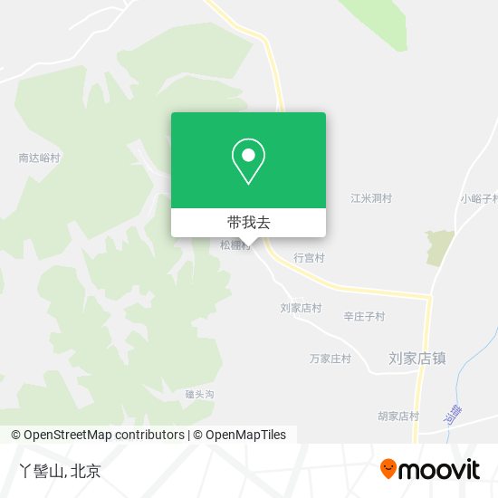 丫髻山地图