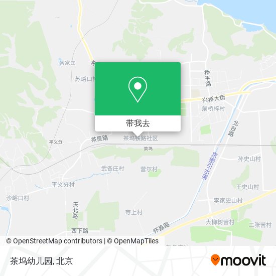 茶坞幼儿园地图