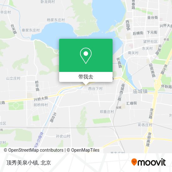 顶秀美泉小镇地图