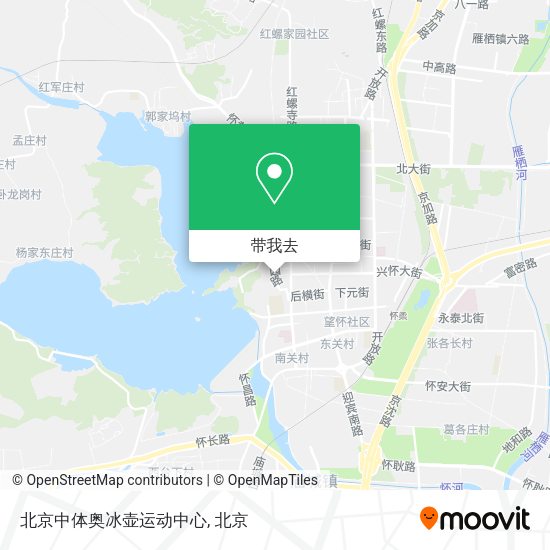 北京中体奥冰壶运动中心地图