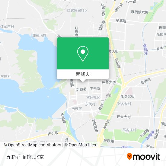 五稻香面馆地图