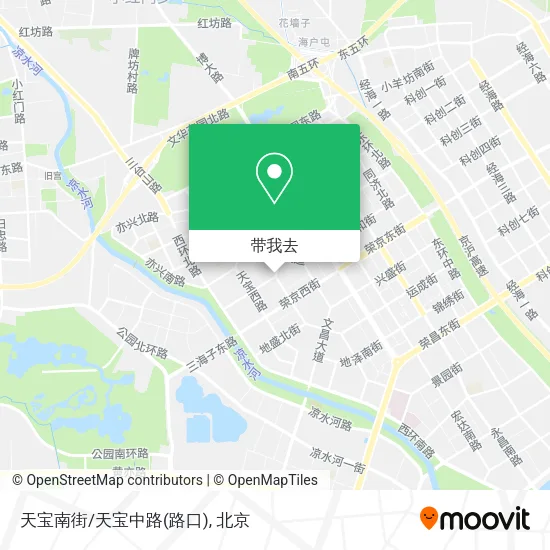天宝南街/天宝中路(路口)地图