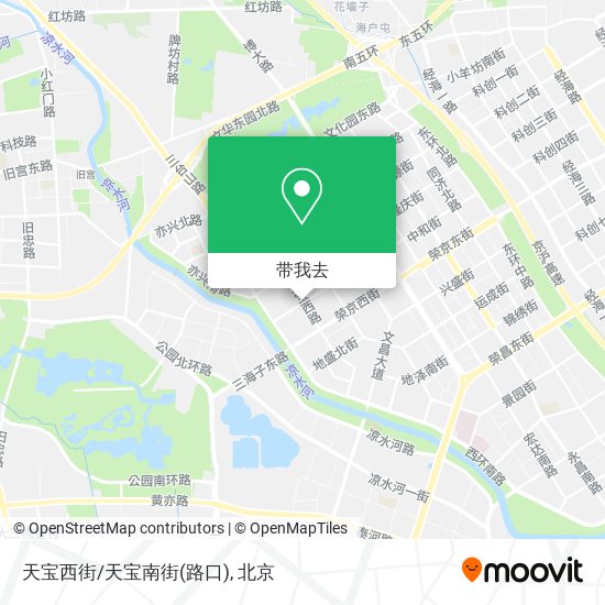 天宝西街/天宝南街(路口)地图