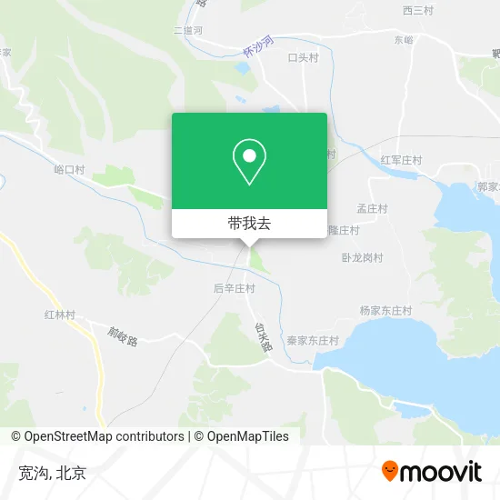 宽沟地图