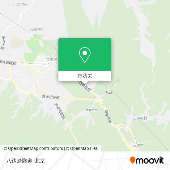 八达岭隧道地图