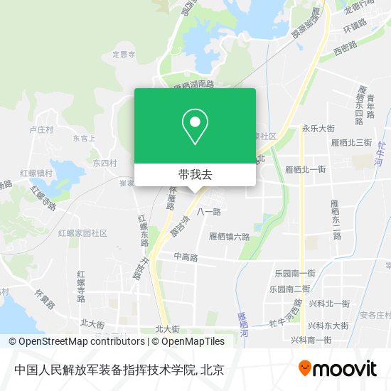 中国人民解放军装备指挥技术学院地图
