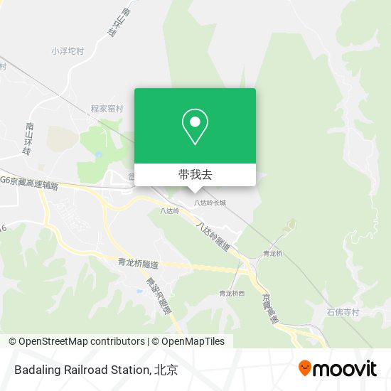 Badaling Railroad Station地图