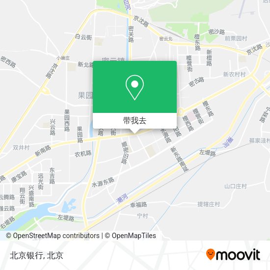 北京银行地图