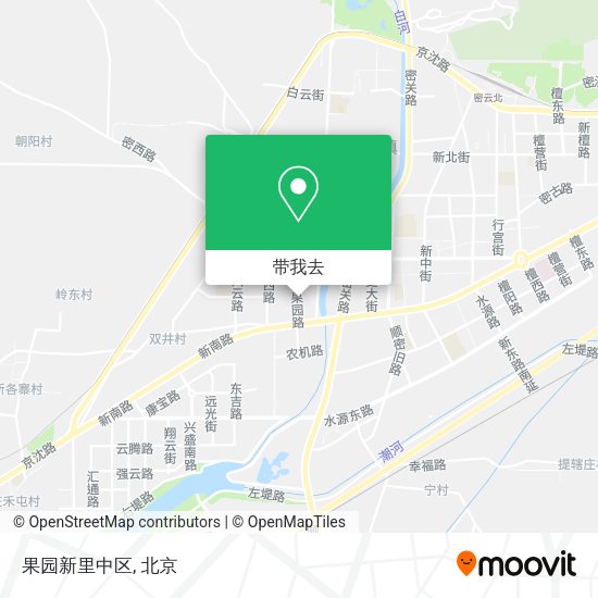 果园新里中区地图
