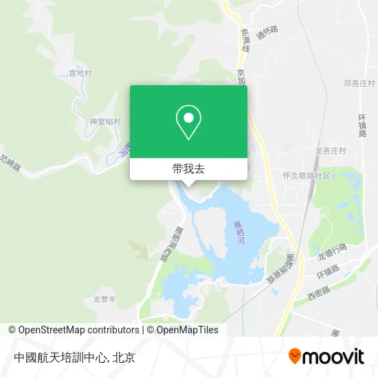 中國航天培訓中心地图