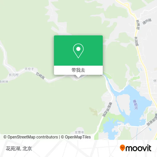 花苑湖地图