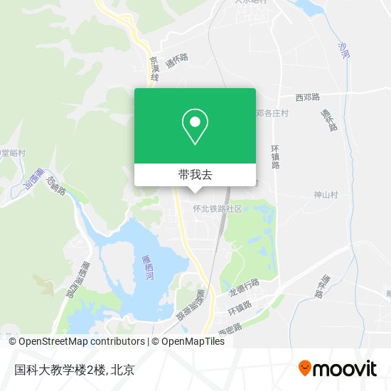 国科大教学楼2楼地图