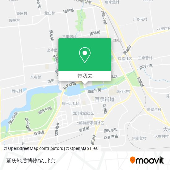 延庆地质博物馆地图