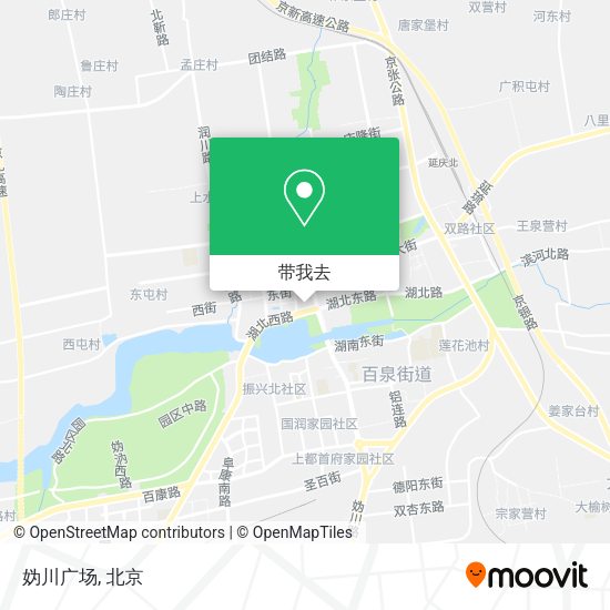 妫川广场地图
