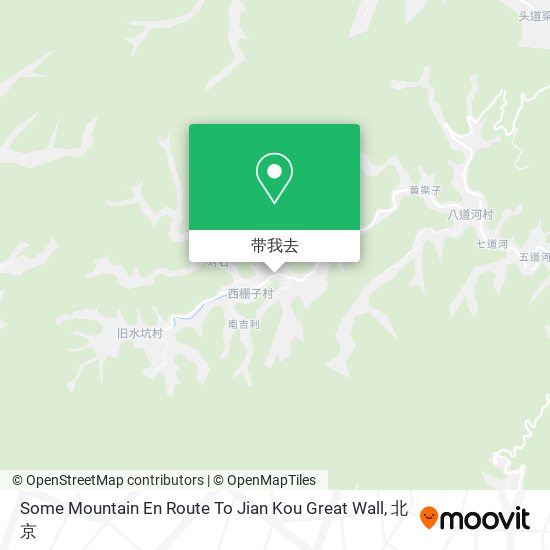 Some Mountain En Route To Jian Kou Great Wall地图