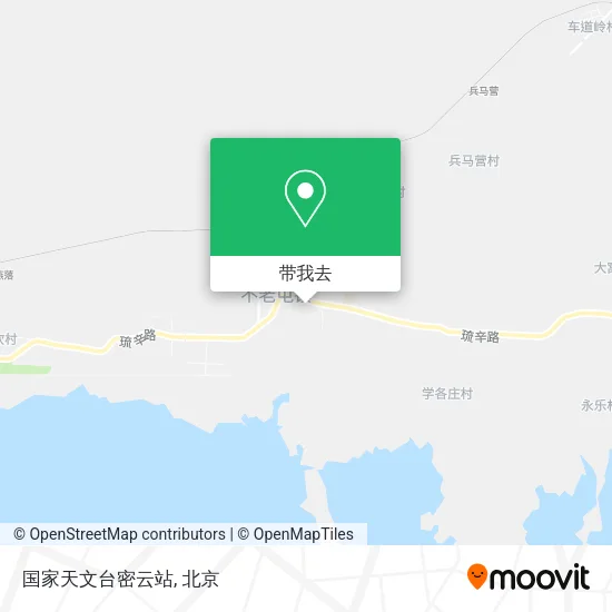 国家天文台密云站地图
