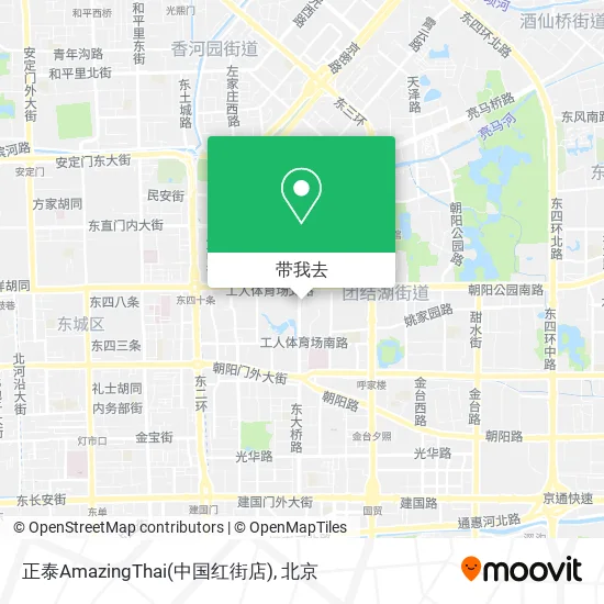 正泰AmazingThai(中国红街店)地图
