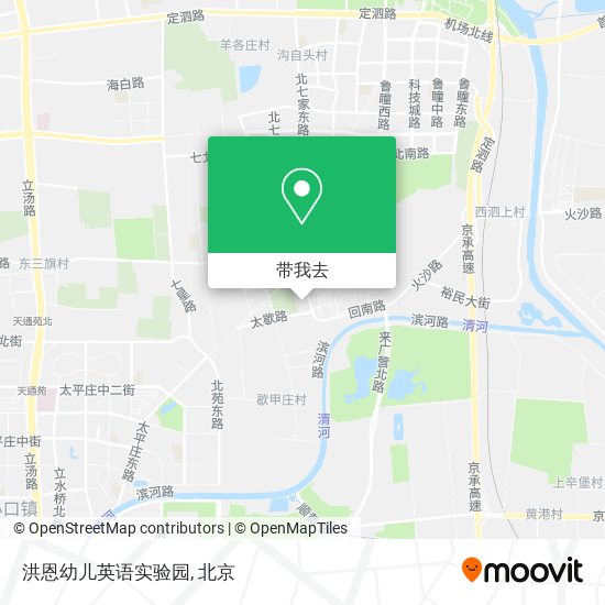 洪恩幼儿英语实验园地图