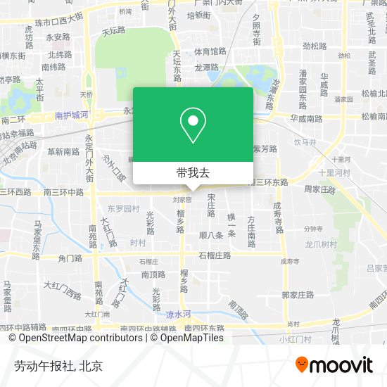 劳动午报社地图
