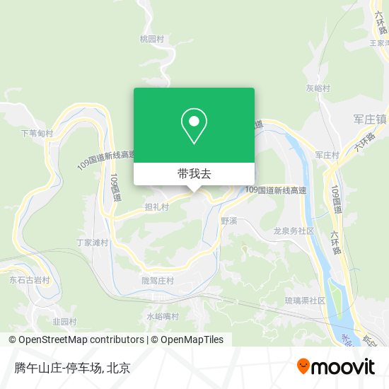 腾午山庄-停车场地图