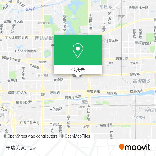 午瑞美发地图