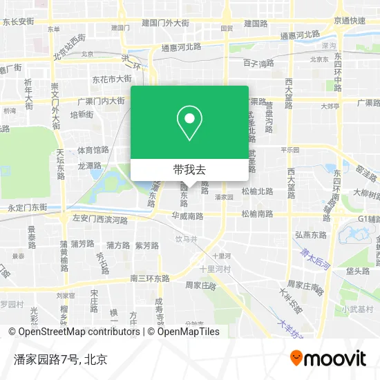 潘家园路7号地图