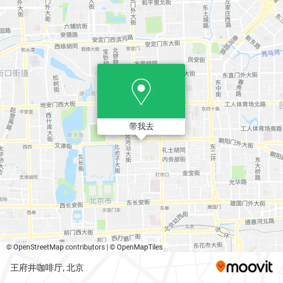 王府井咖啡厅地图