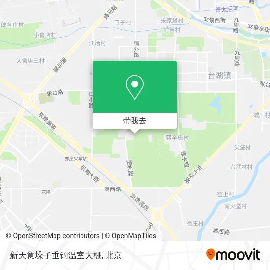 新天意垛子垂钓温室大棚地图
