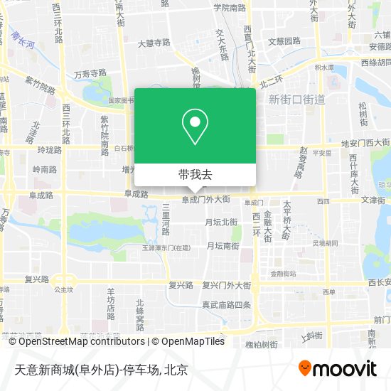 天意新商城(阜外店)-停车场地图