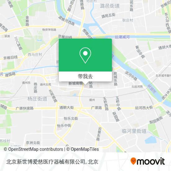 北京新世博爱慈医疗器械有限公司地图
