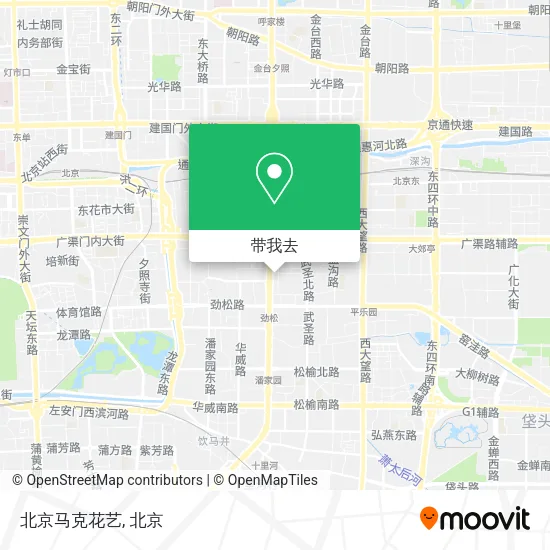 北京马克花艺地图
