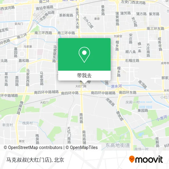 马克叔叔(大红门店)地图
