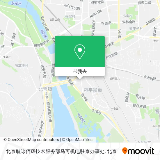 北京航咏佰辉技术服务部马可机电驻京办事处地图