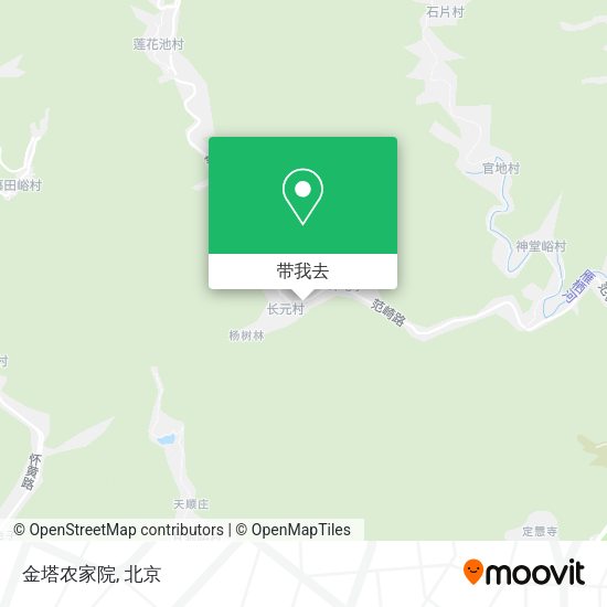 金塔农家院地图