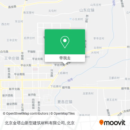 北京金塔山新型建筑材料有限公司地图