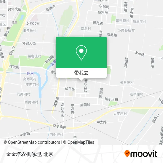 金金塔农机修理地图